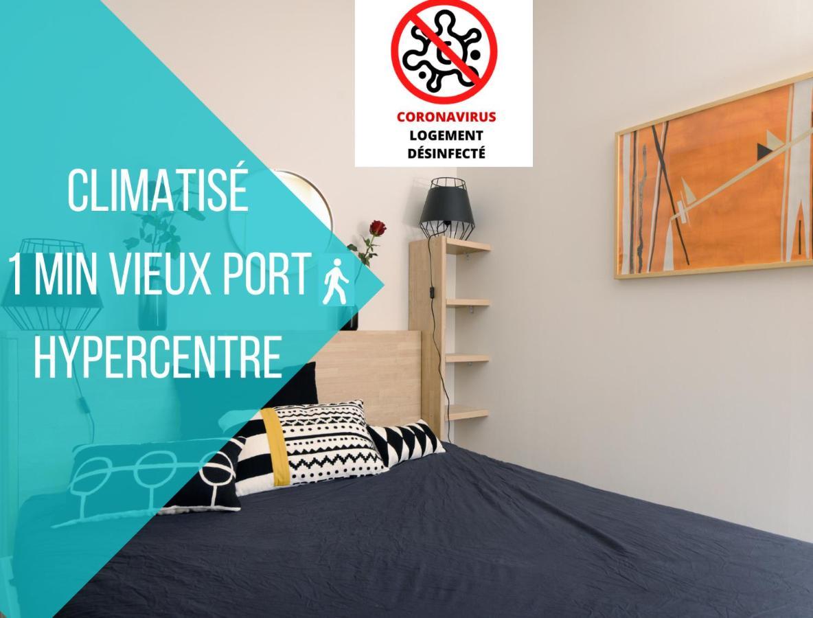 Uniqueappart T4- Hypercentre -Climatise-3 Chambres Marseille Bagian luar foto